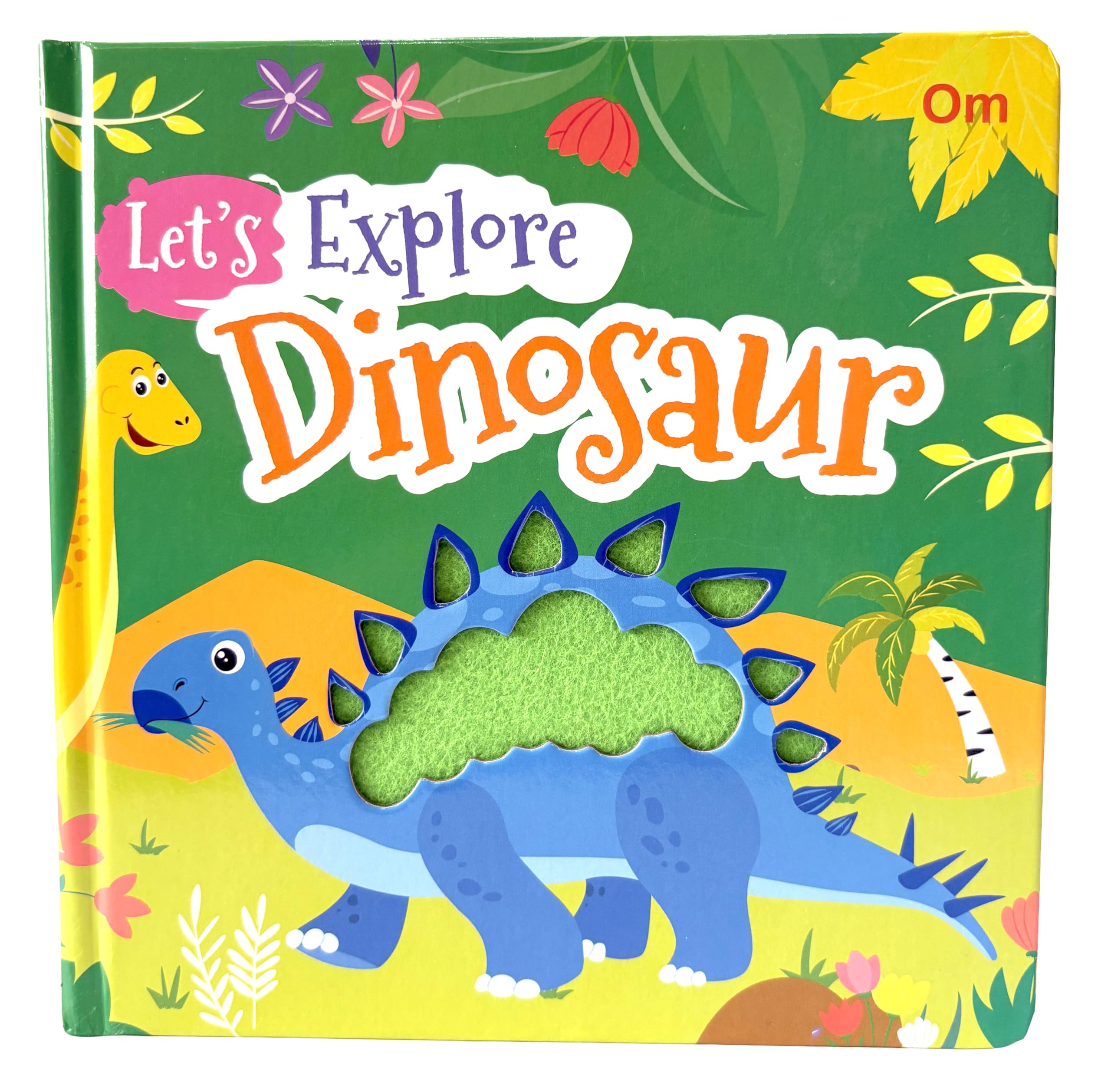 Dinosaur: Lets Explore | Felt book | Children illustrated Book