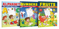 Alphabet, Numbers and Fruits  Creative Copy to Colour book : Early Learning Coloring Book, Fun Coloring Book for Toddlers, Copy