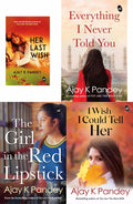 Ajay Pandey Top Selling Combo Her Last Wish I Everything I Never Told You I The Girl In The Red Lipstick I I Wish I Could Tell 