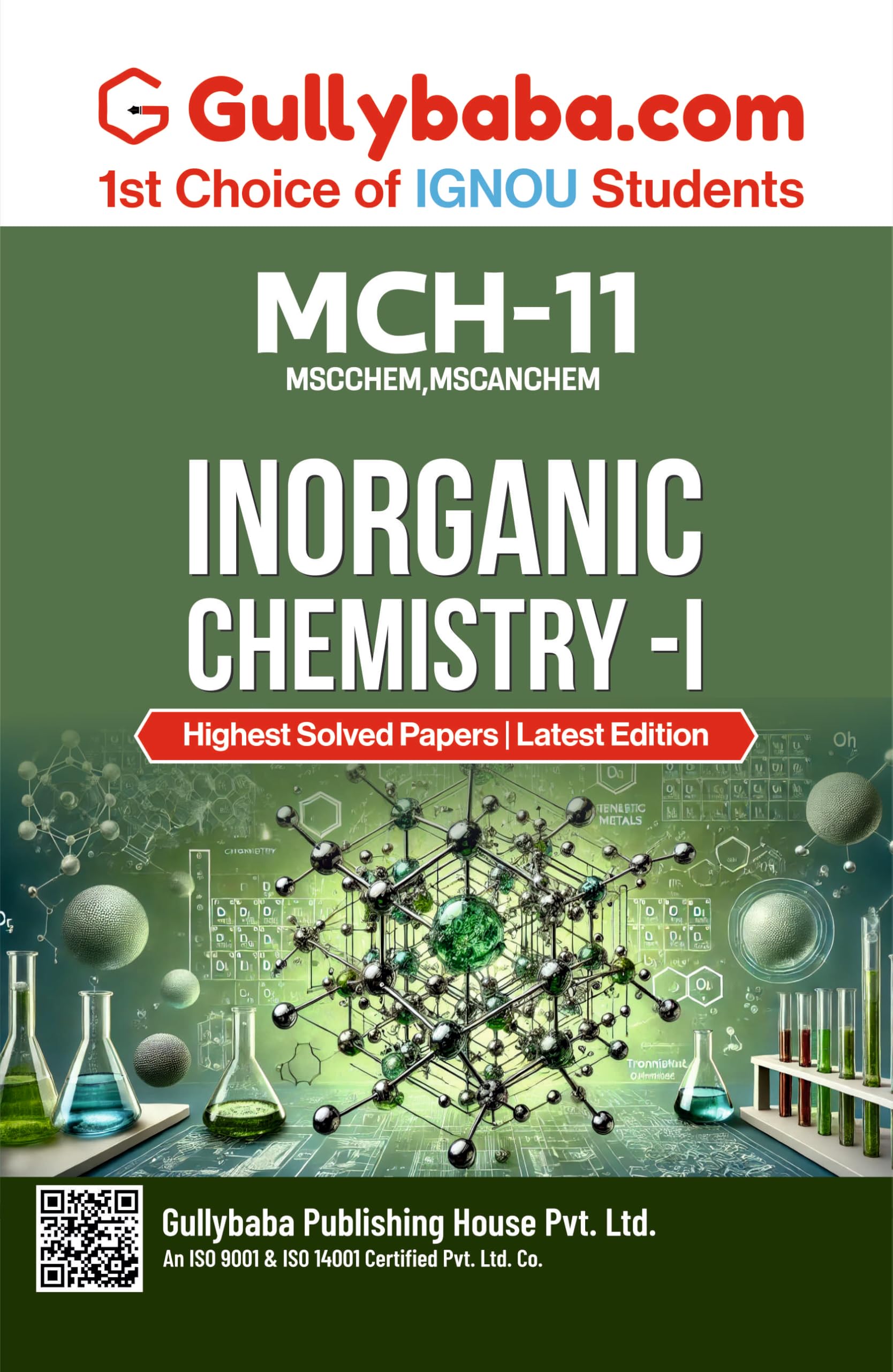 IGNOU MCH11 Inorganic ChemistryI (ENG) | Latest Study Material with Solved Previous Year Question Paper/Guess Paper & Importan