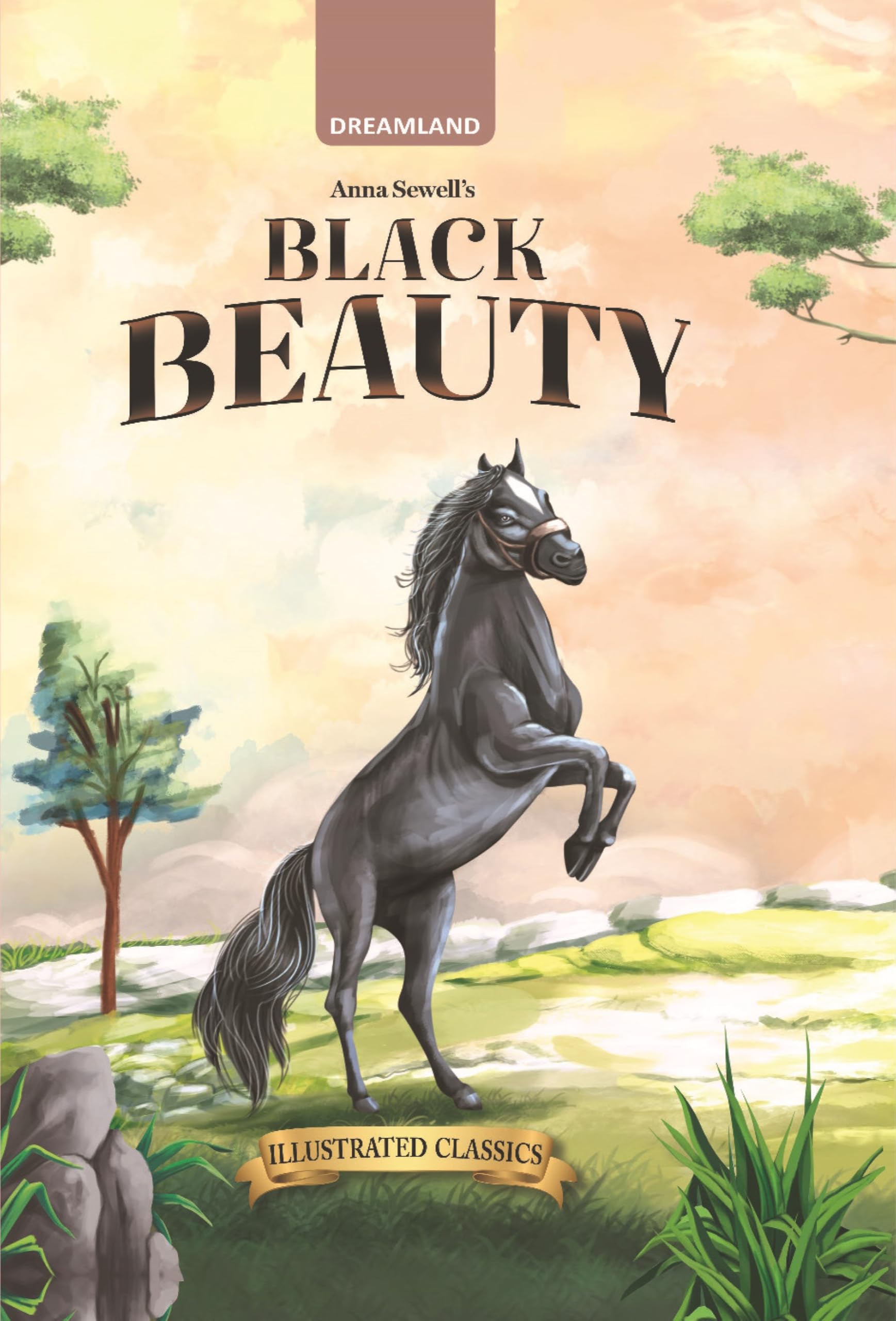Black Beauty  Illustrated Abridged Classic for Children Age 8 to 15 | Book with Pictures & Practice Questions on Kindness, Empa
