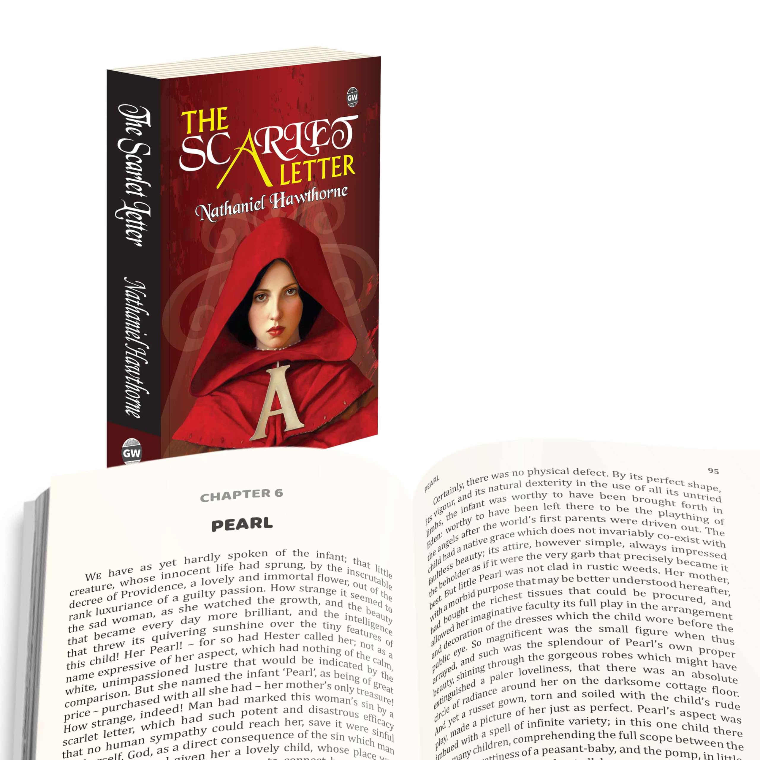 The Scarlet Letter by Nathaniel Hawthorne (Paperback) : Iconic American Fiction, Timeless Tale of Love and Punishment, Classic N