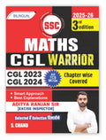 Aditya Ranjan Sir SSC Maths CGL Warrior 3rd Edition (2025  2026) |CGL 2023 & 2024 All TCS MCQs|Tier 1 & 2|PYQ Question Bank|Mat