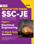 Ssc 2022 : Booster Test Series  Je Paper I  Electrical Engineering  15 Mock Tests (Includes 20192021 Papers)