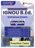 Ignou B.Ed Entrance Exam 2024 : Subject Competence  English | Indira Gandhi Open University | 15 Mock Tests With Free Access To