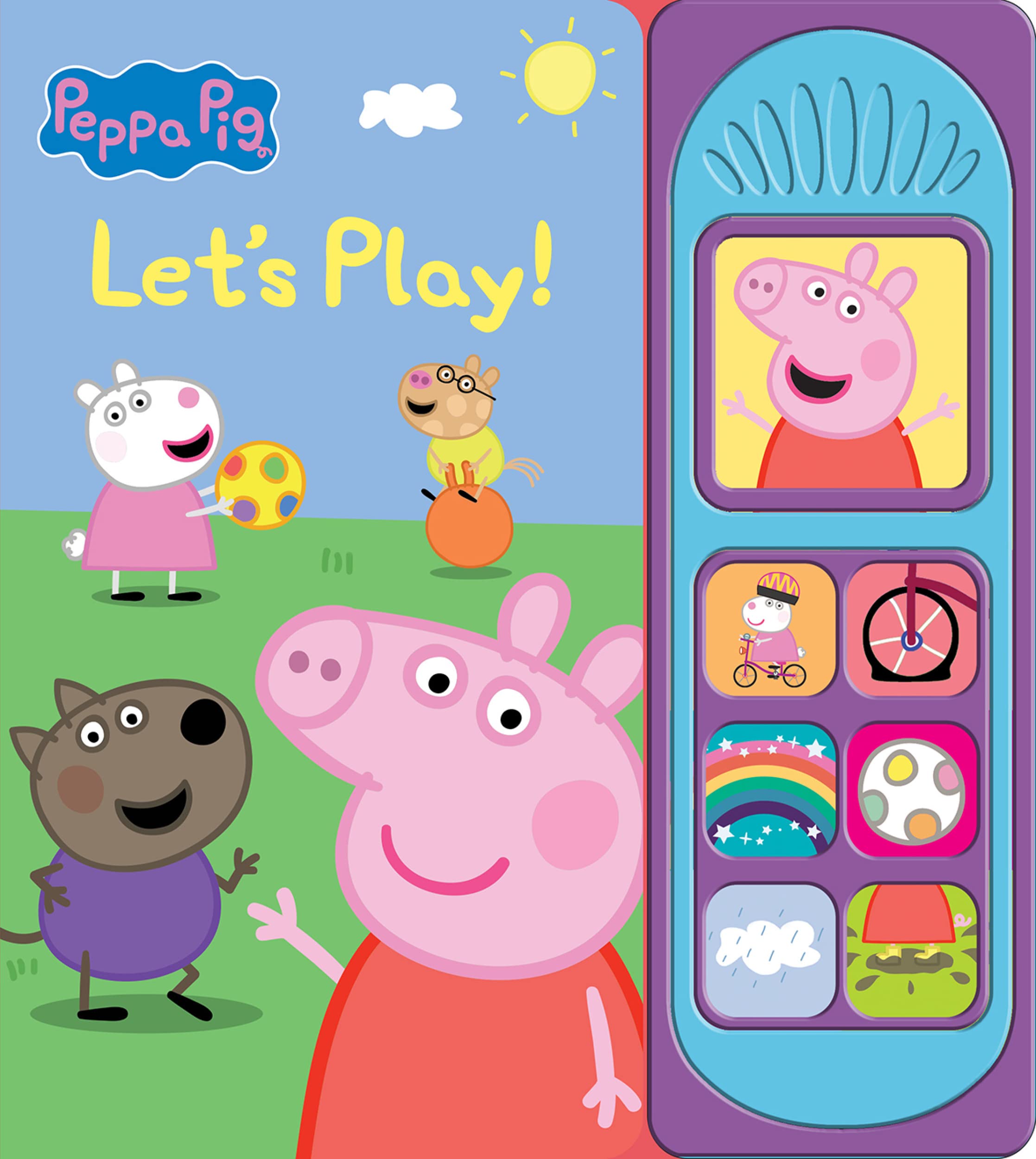 Peppa Pig  Lets Play 7Button Sound Book  PI Kids