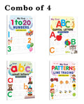 My First Capital Letters ABC, Small Letters abc, Numbers 120 and Line Tracing Patterns Writing Fun : Educational leaning Book, 