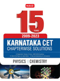 MTG 15 Years Karnataka CET Chapterwise Solutions Physics & Chemistry For 2024 Exam  KCET Previous Year Solved Papers | KCET Eng