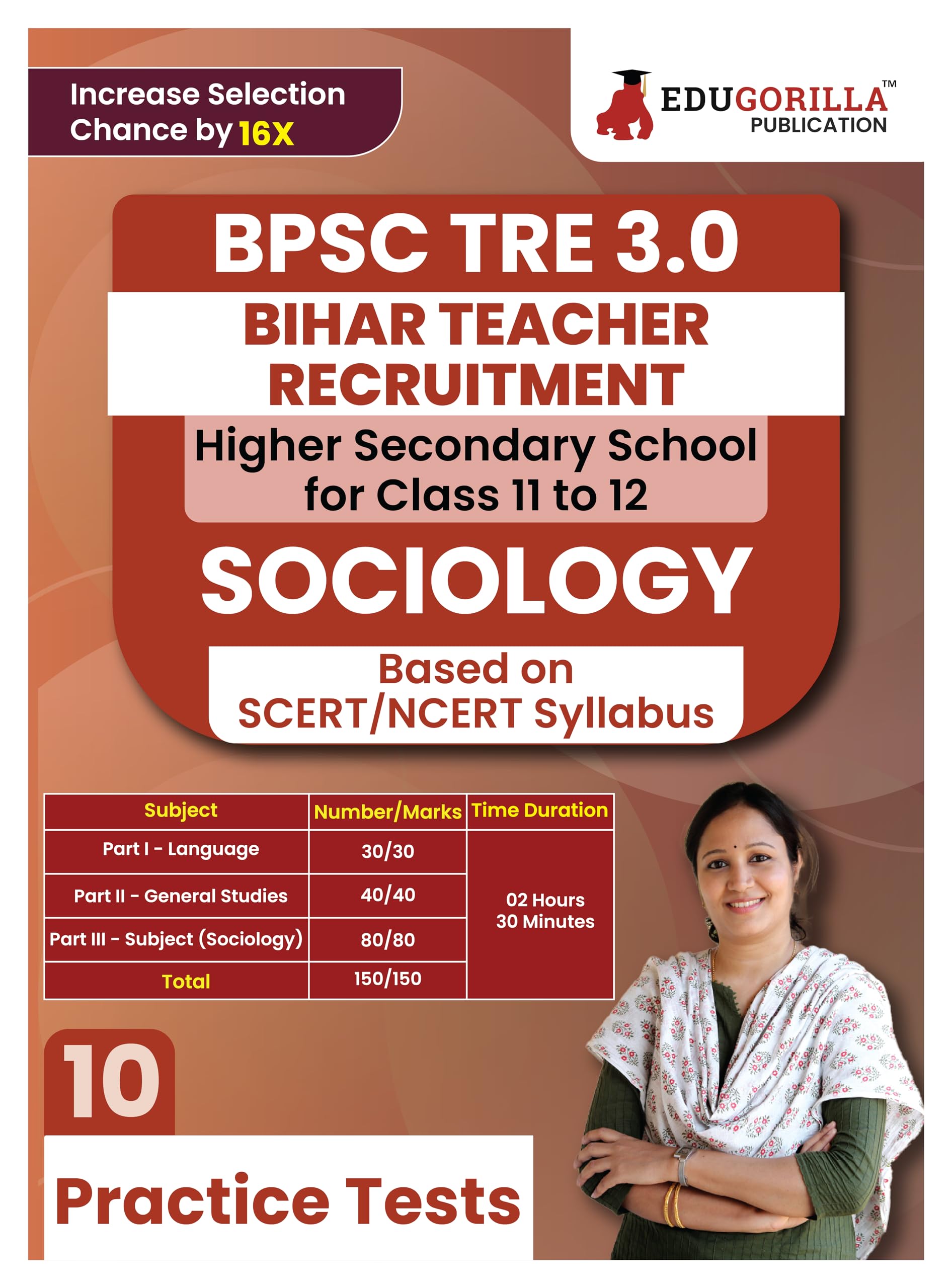 Bihar Higher Secondary School Teacher Sociology Book 2024 (English Edition) | Bpsc Tre 2.0 For Class 1112 | 10 Practice Tests W
