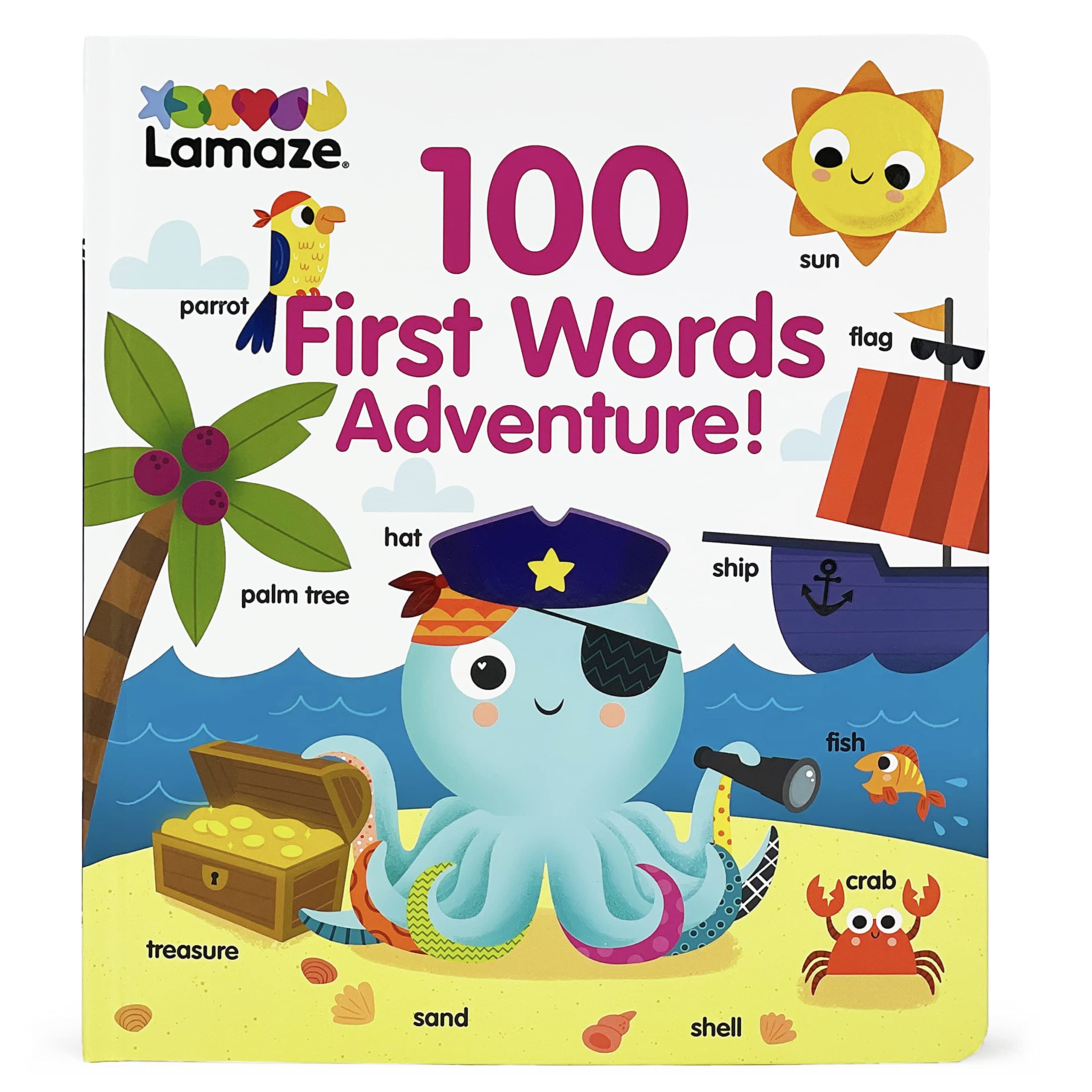 Lamaze 100 First Words Adventure! More Than 100 Words to Spark Curious Young Toddler Minds (Lamaze 100 Firsts Childrens Interac