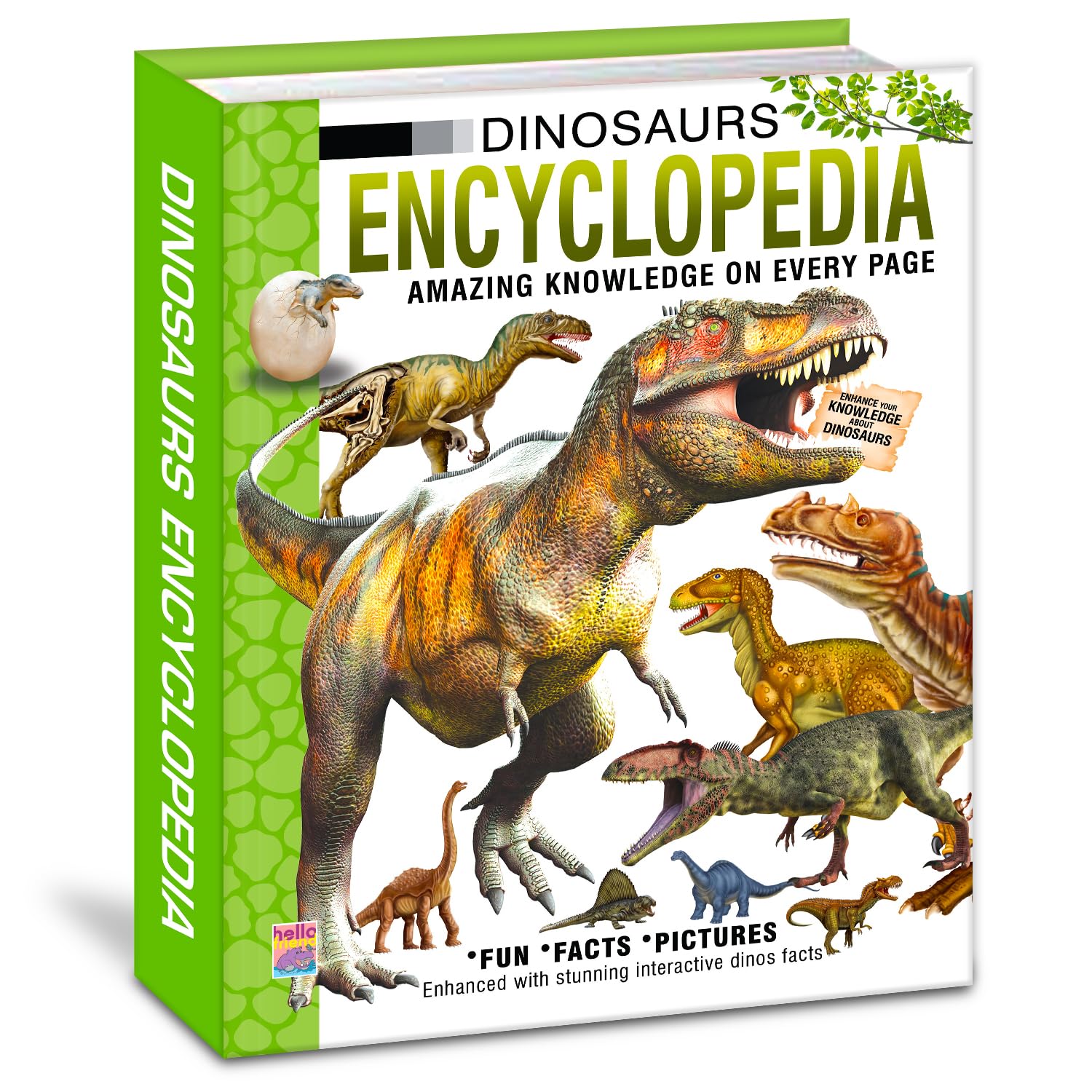 Dinosaurs Encyclopedia: Amazing Facts for Kids and Children Fun Facts on Dinosaur Life, Bones, Eggs and Sounds | What, How, and 
