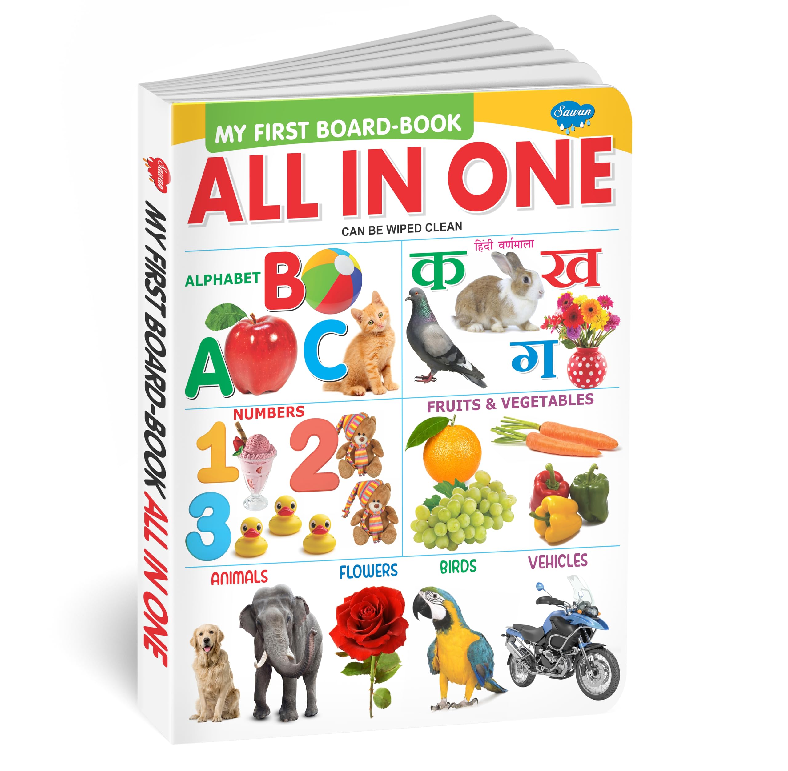 My First Board Book Of All In One English [Board Book] Sawan