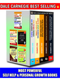 Dale Carnegie Books In English, 5 Self Help & Personal Growth Books Set, How To Win Friends And Influence People, English Speaki
