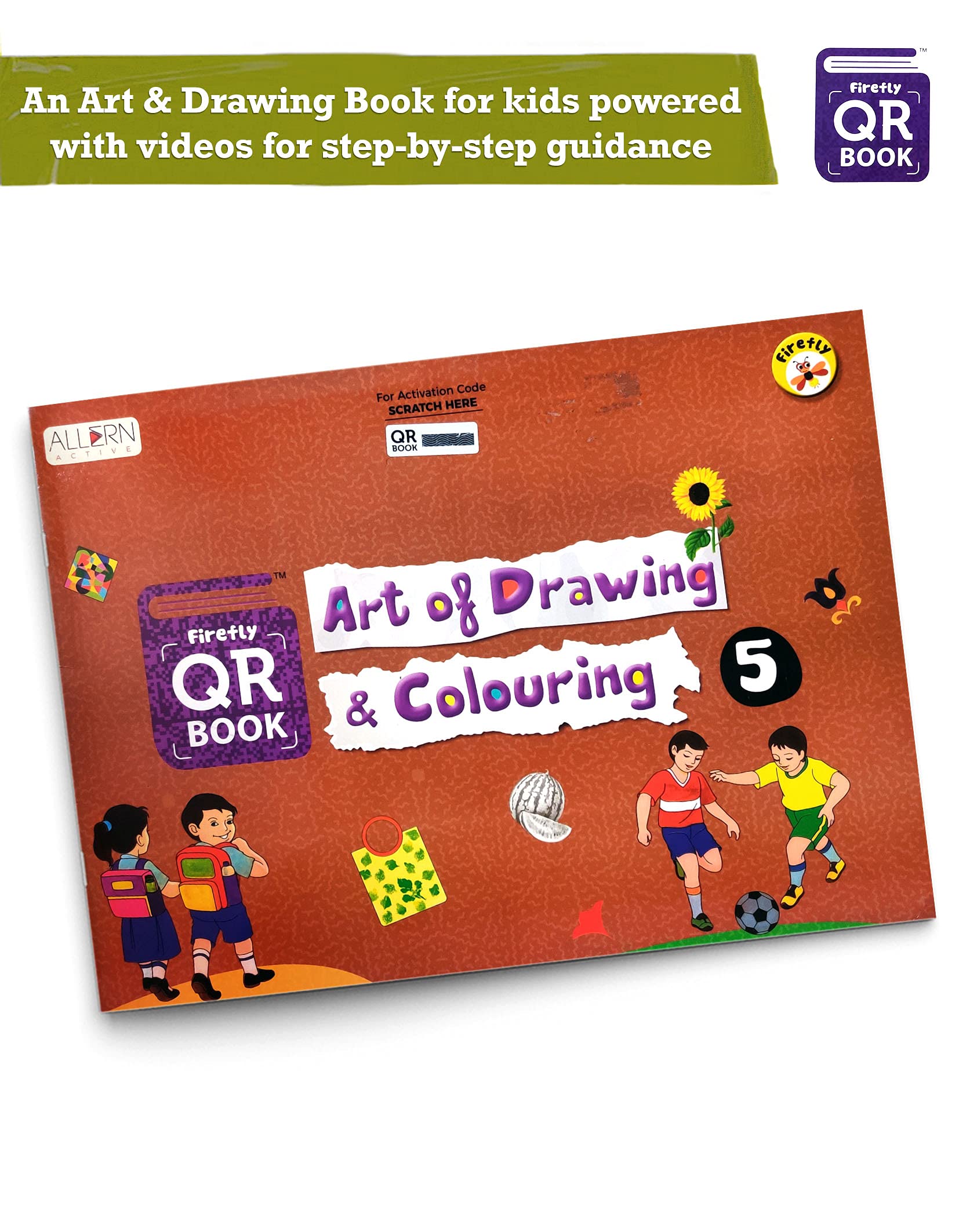 Firefly Art Of Drawing And Kids Colouring Book 3 Year To 8 Year | Drawing And Coloring Activities With Videos | Kids Gift For Gi