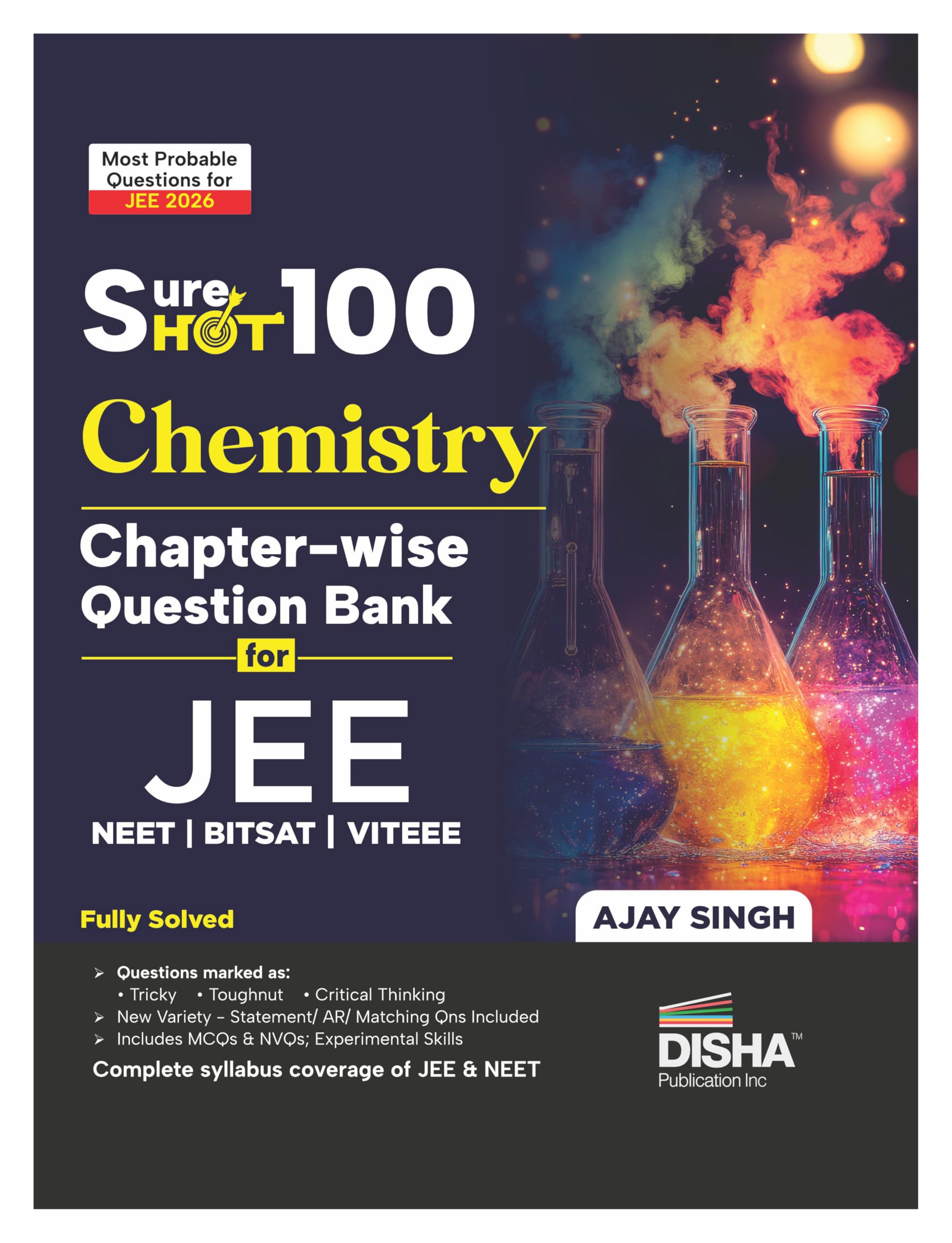 Disha Sureshot 100 Chemistry ChapterWise Question Bank For Nta Jee / Neet/ Bitsat/ Viteee | Based On Previous Year Questions Py