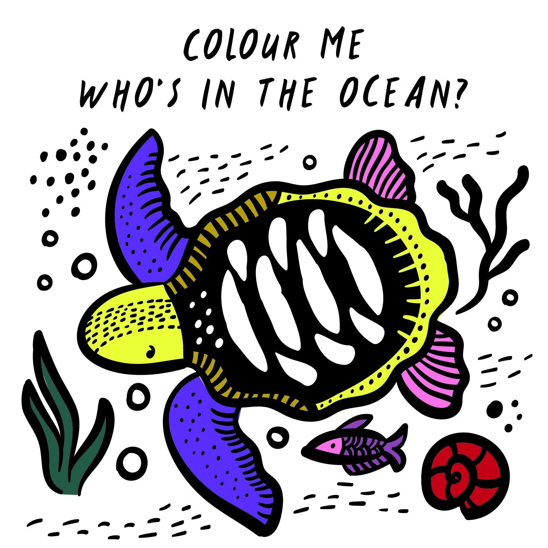 Colour Me Whos In The Ocean