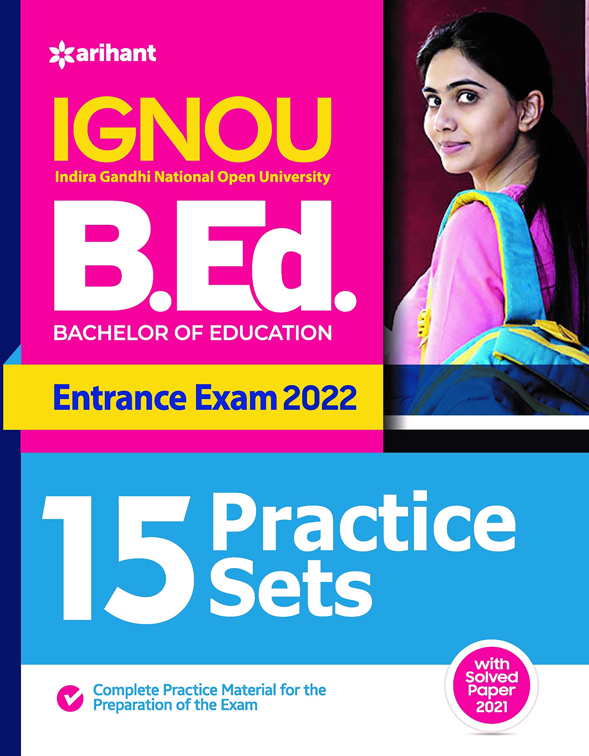 15 Practice Sets IGNOU B.ed Entrance Exam 2022 (Old Edition)