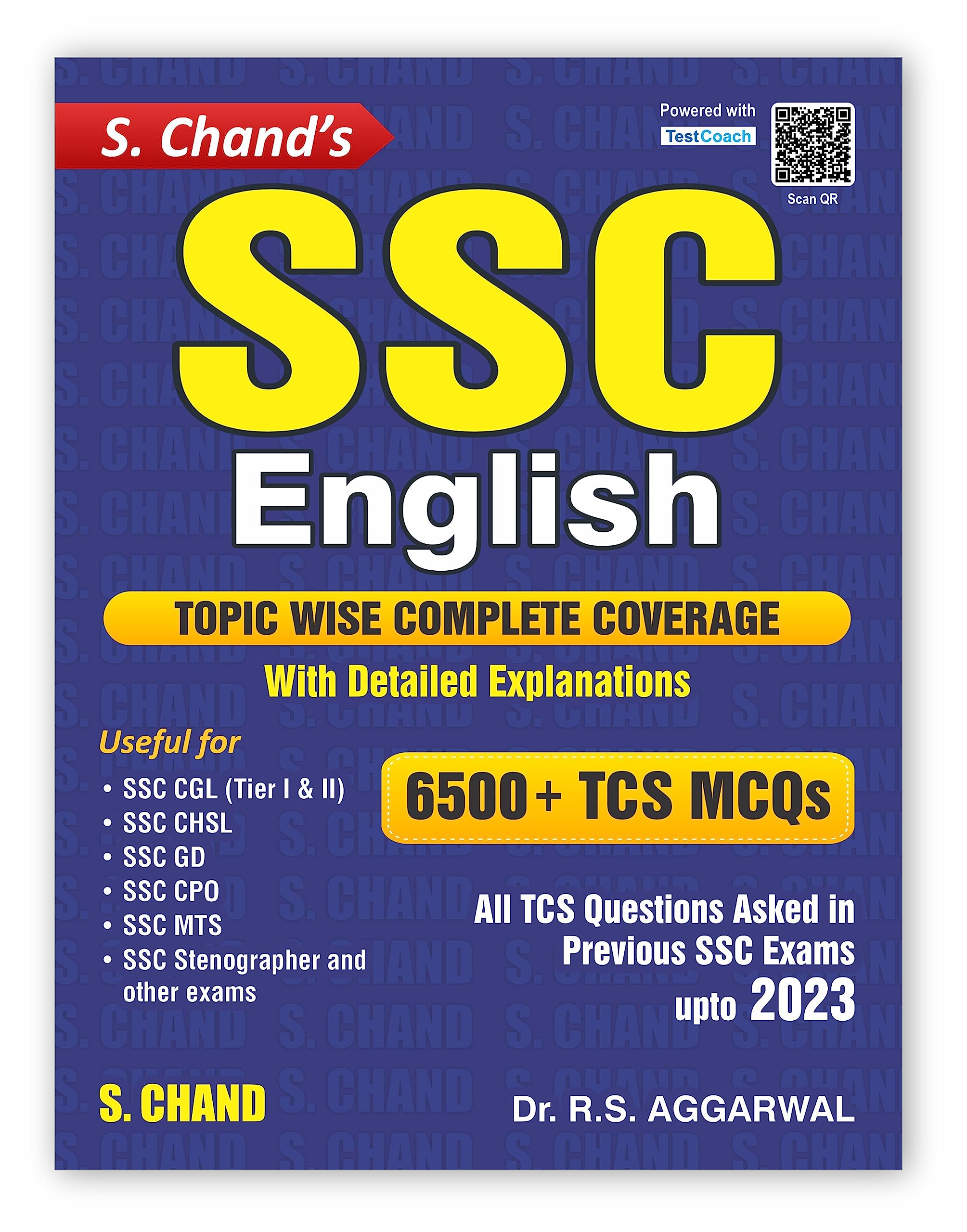 SSC English 6500+ TCS MCQs | Topicwise Coverage | Detailed Explanations | Short Tricks | English Language Book 20232024 | Vocab