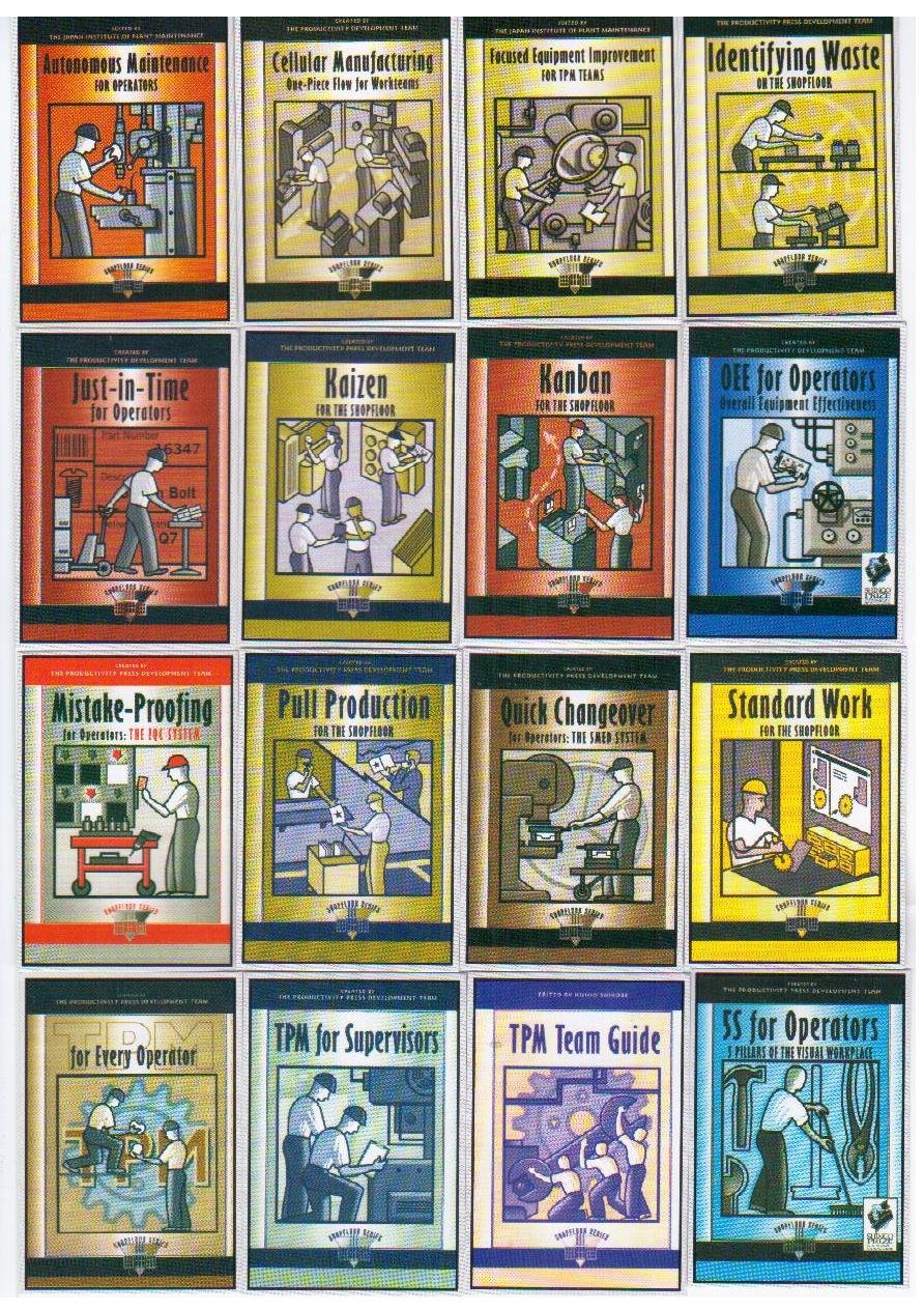 Shopfloor Series  A Set Of 16 Books