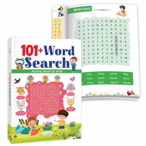 101+ Word Search Activity Book for Kids : The Ultimate Puzzle Book for Little Learners, Early learning workbook, Vocabulary book