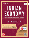 Indian Economy, 6e by Nitin Singhania (IAS) for UPSC 2026 | Chapterwise Previous Years Questions (201024) | Multicolor pluck