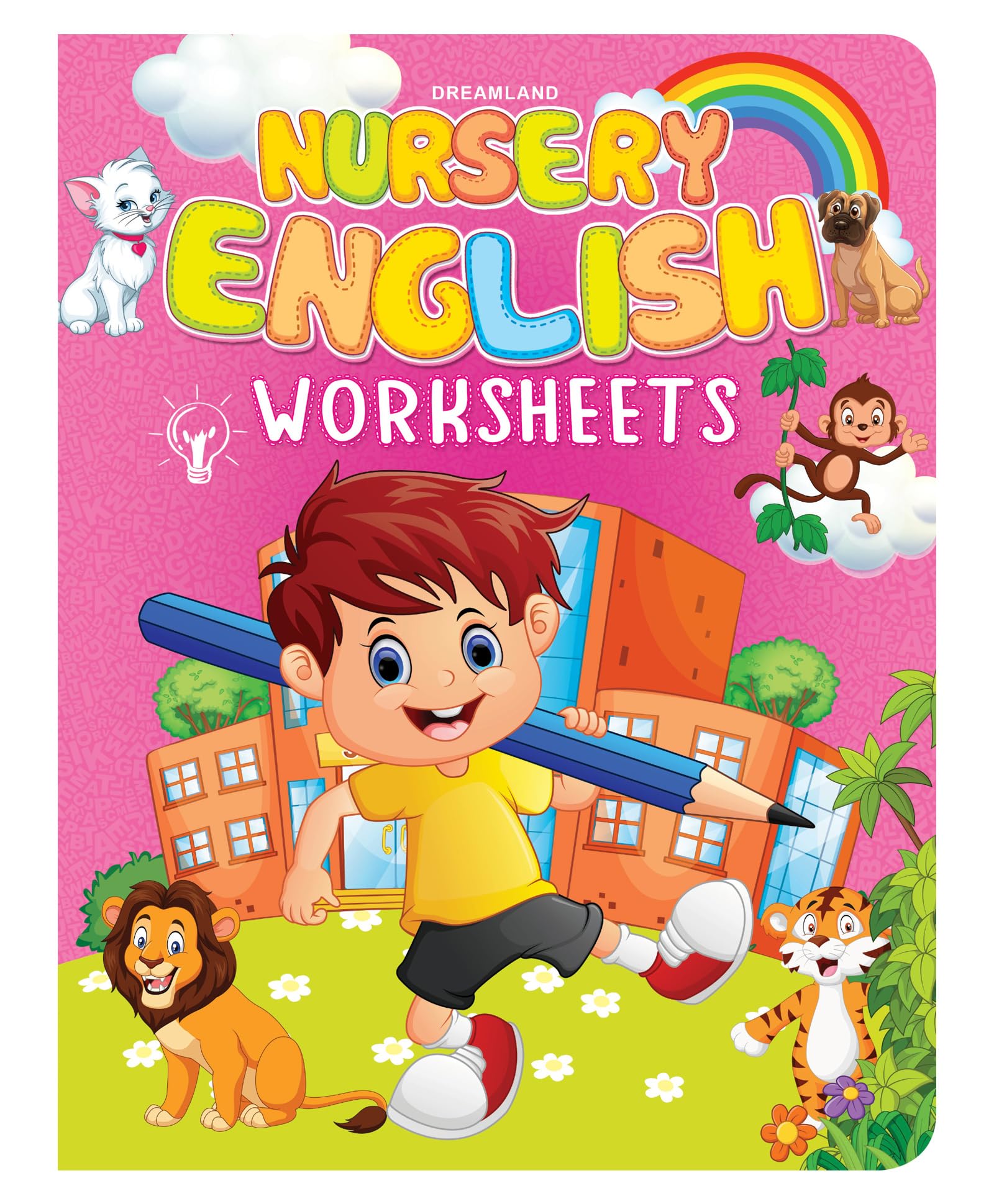 Nursery English Worksheets For Kids Ages 25  Early Learning Activity Book With 100+ Educational Illustrated Exercises, Vocabul