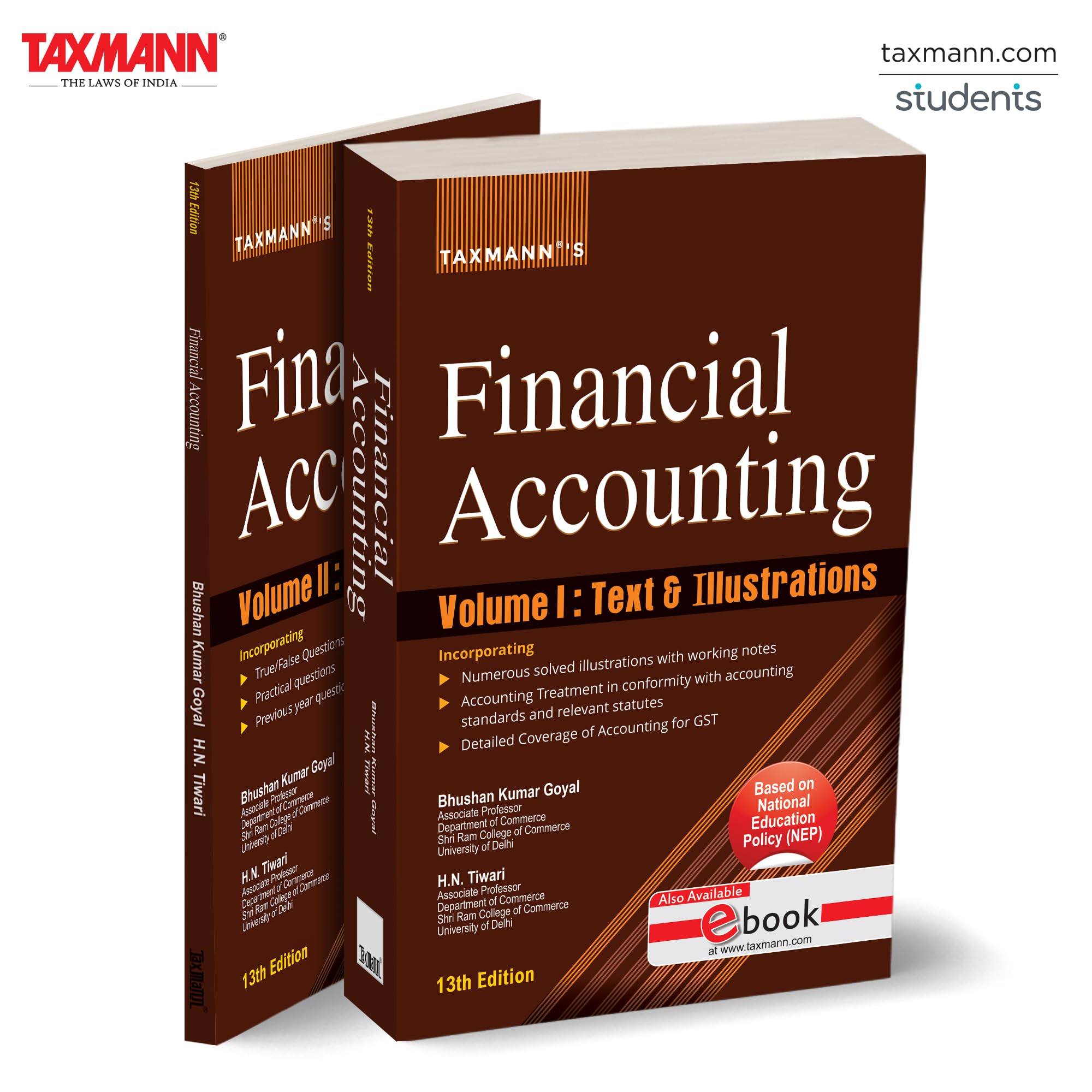 Taxmanns Financial Accounting [UGCF | NEP]  Comprehensive | NEPaligned Text Covering UGCF RequirementsInd AS | GSTOffering