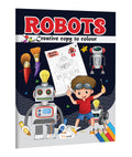 RobotCreative Copy to Colour : Preschool Coloring Book for Beginners, Creative Learning and Coloring for Kids, Educational Acti