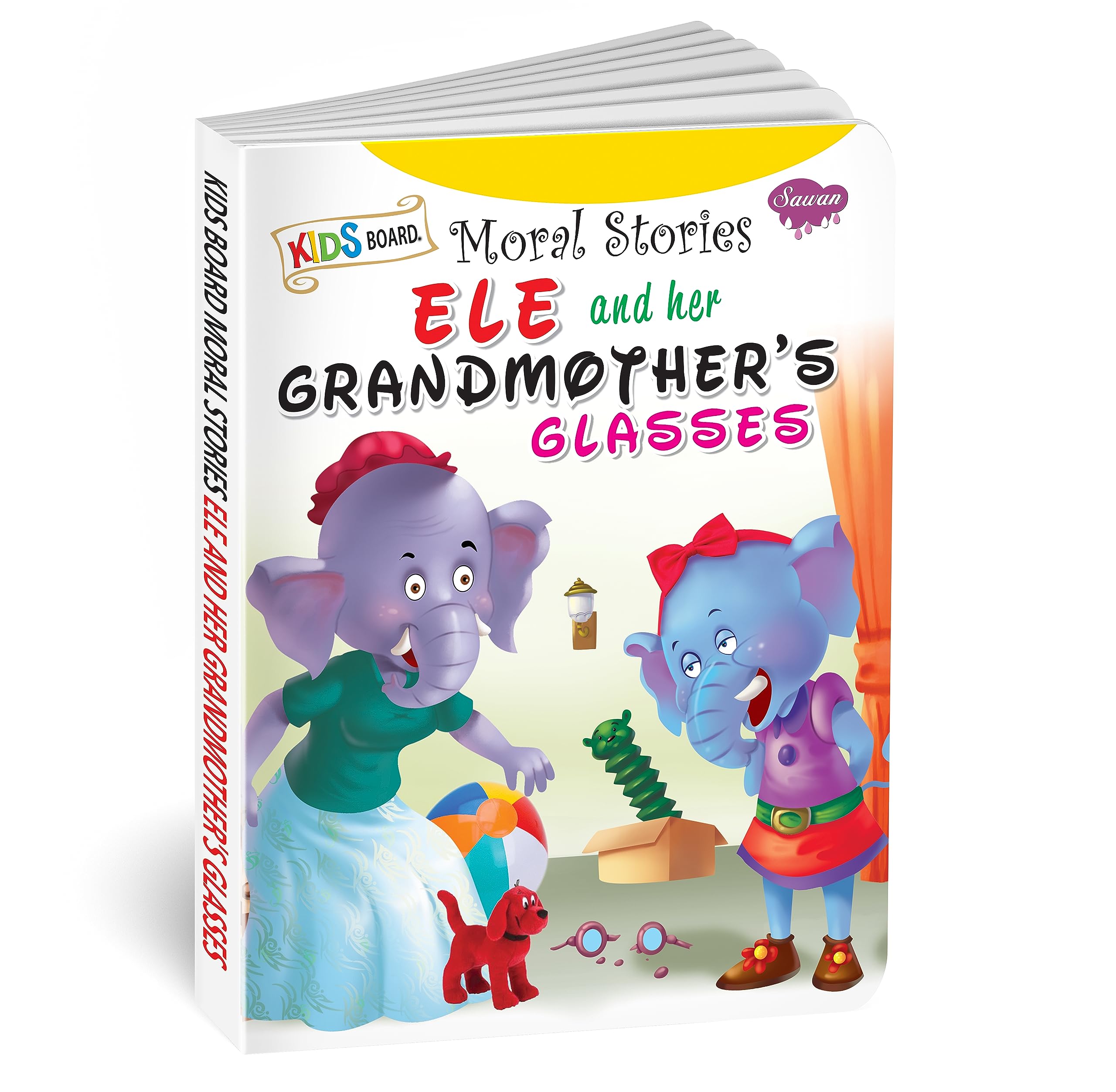 Ele And Her GrandmotherS Glasses | Kids Board Moral Story Book For Kids By Sawan