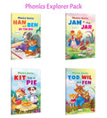 Phonics Stories Level2: Jam in the Jar, Kit has a Pie, Tod, Wil and Fen and more : Fun phonics reading, Beginner kids stories,