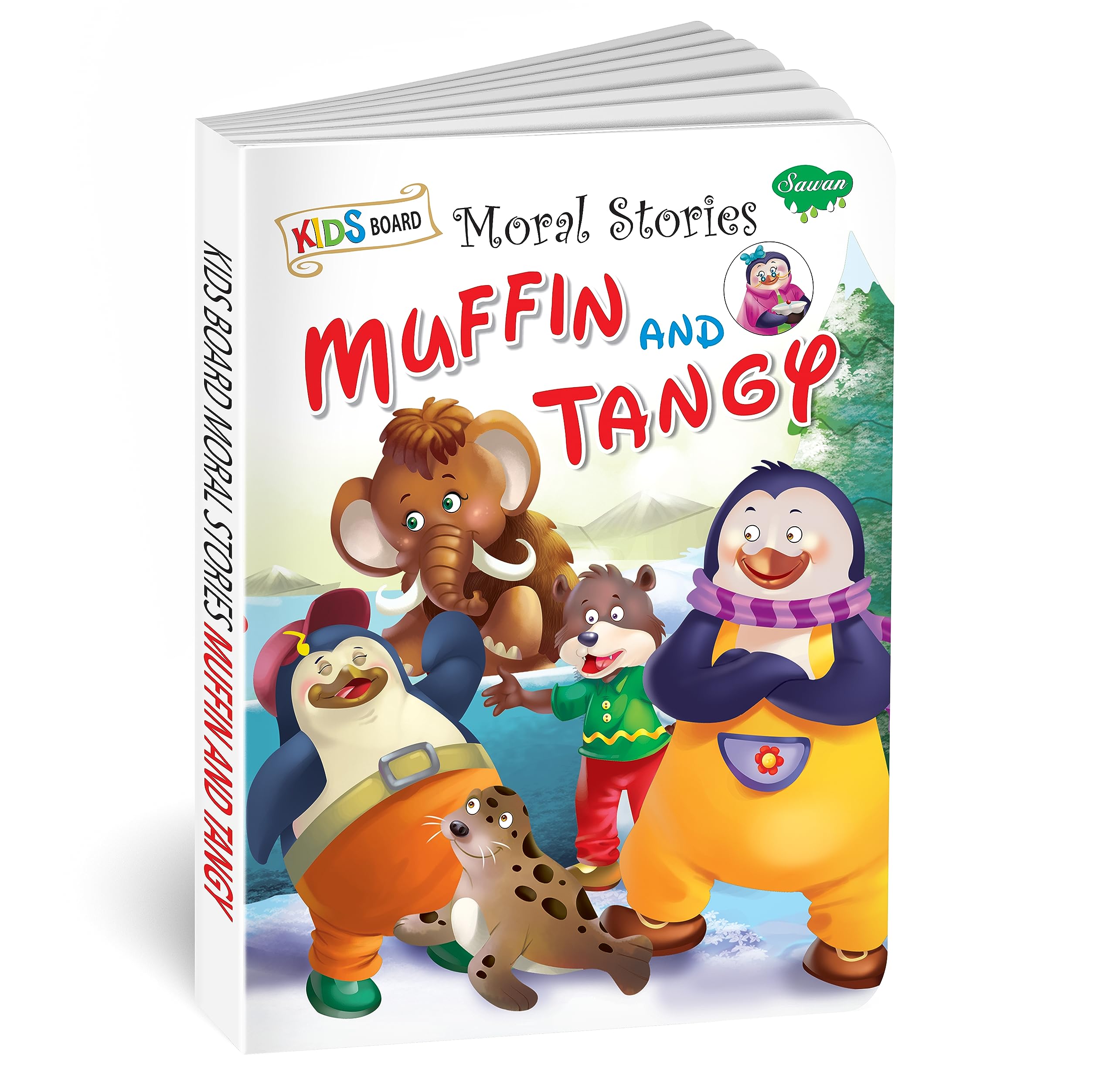 Muffin And Tangy | Kids Board Moral Story Book For Kids By Sawan