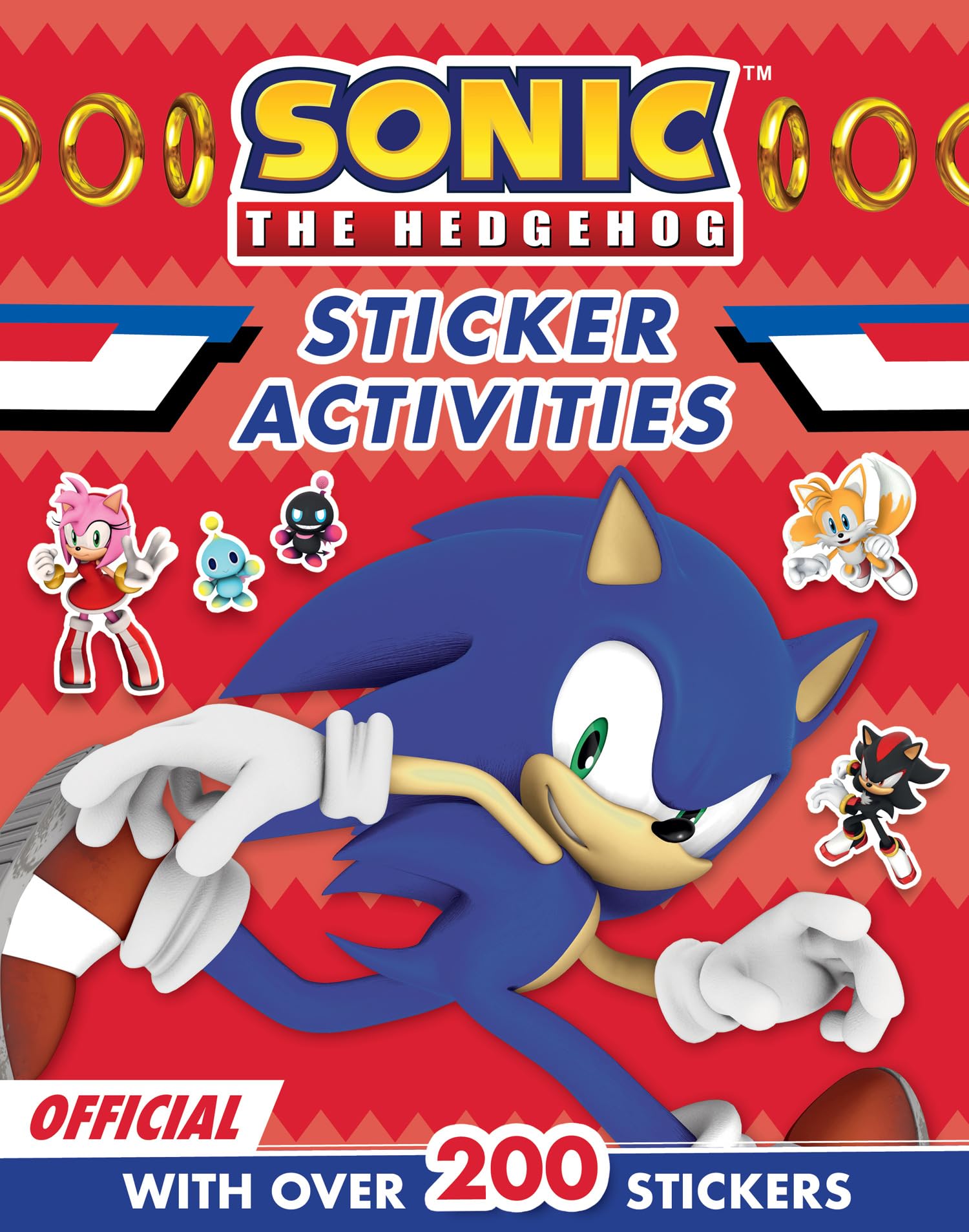 Sonic The Hedgehog Sticker Activities Book: StickerFilled Puzzles and Activities Perfect For All Sonic Fans. It Includes 6 Page