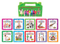 Kiddy Board Books  Pack Of 10 | Early Learning Durable Board Books For Babies & Toddlers Age 02 | Action Words, Abc, Numbers, 