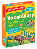 All Set to Read: First Vocabulary Building Kindergarten Learning Pack  Reading with Help | Little Learners Word Kit | Kindergar
