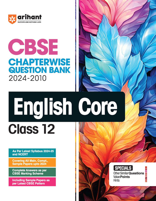 (Old Edition) Arihant CBSE Chapterwise Question Bank 20252016 for Class 12 English Core