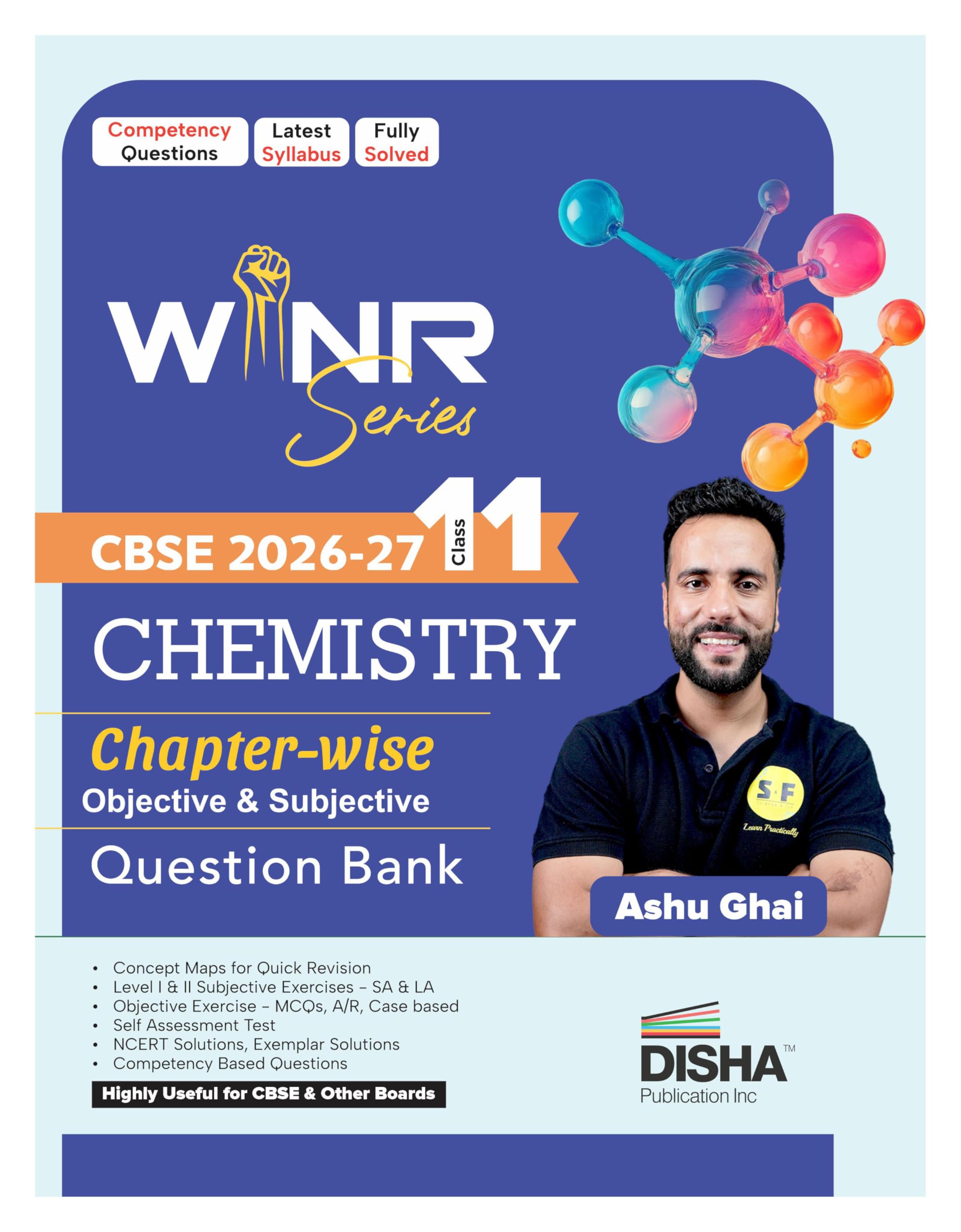 WINR Series CBSE 202627 Class 11 Chemistry Chapterwise Objective & Subjective Question Bank | Oneshot solution for 2027 Exam 
