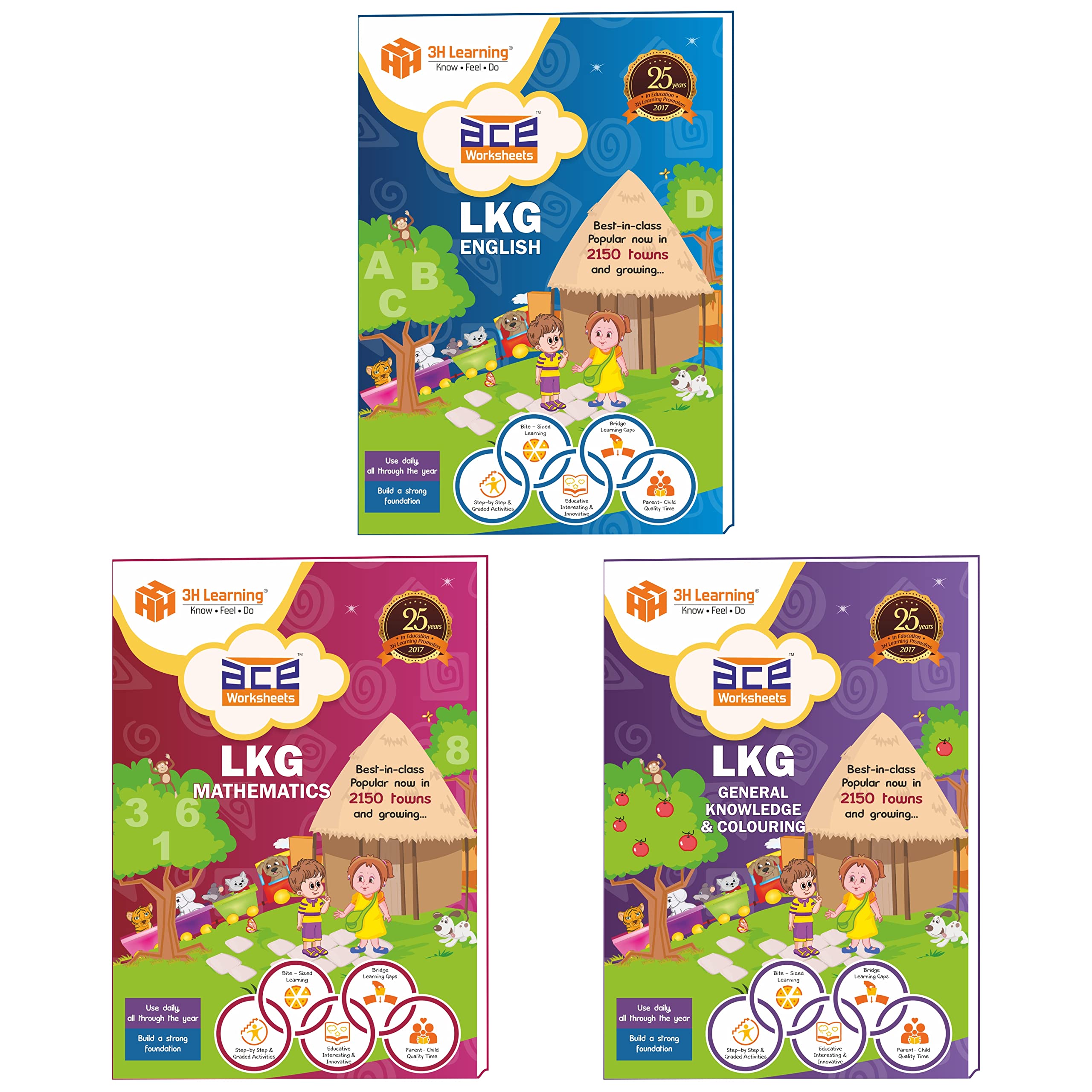 Lkg Kids 284 Page 3 Cbse Books Early Learning Activity Skill Worksheets All In One English Maths Gk / Evs Fun Coloring Pre Schoo