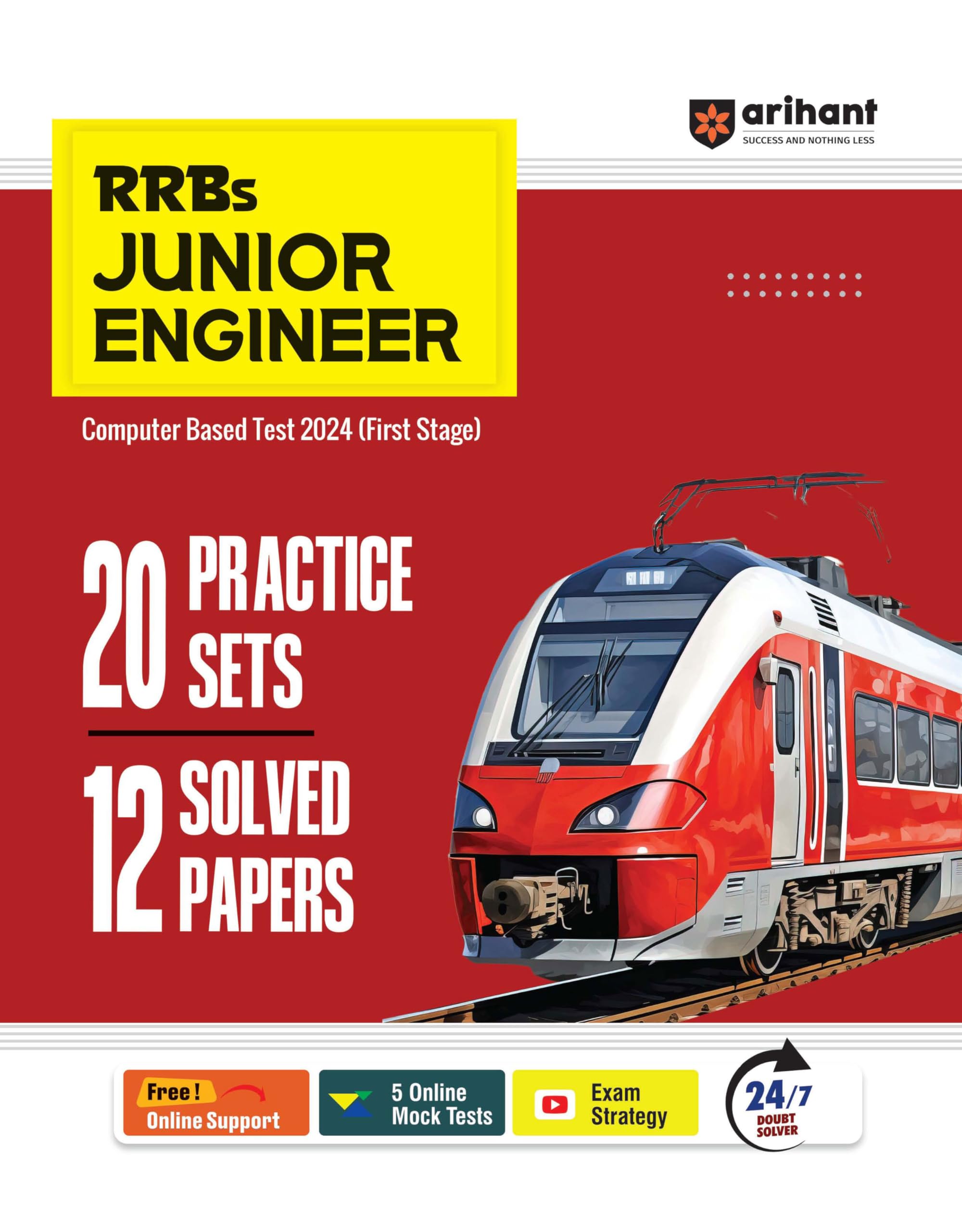 (Old Edition) Arihant RRBs Junior Engineer Computer Based Test 2024