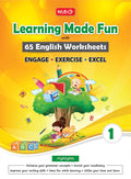 MTG 65 English Grammar Worksheets Class 1  (Learning Made Fun) Workbooks to Improve Your Writing Skills, Grammar Concept & Enri