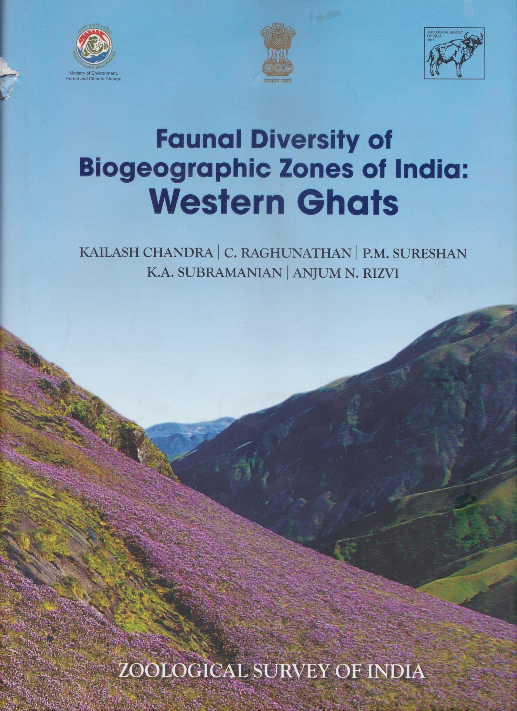 Faunal Diversity of Biogrograohic Zones of India: Western Ghats