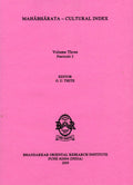Mahabharata Cultural Index  Vol. Iii, Fasc Ii