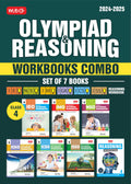 MTG NSOIMOIEOICSOIGKOISSO Olympiad Workbook and Reasoning Book Combo Class 4 (Set of 7 Books) | MCQs, Previous Years Paper 