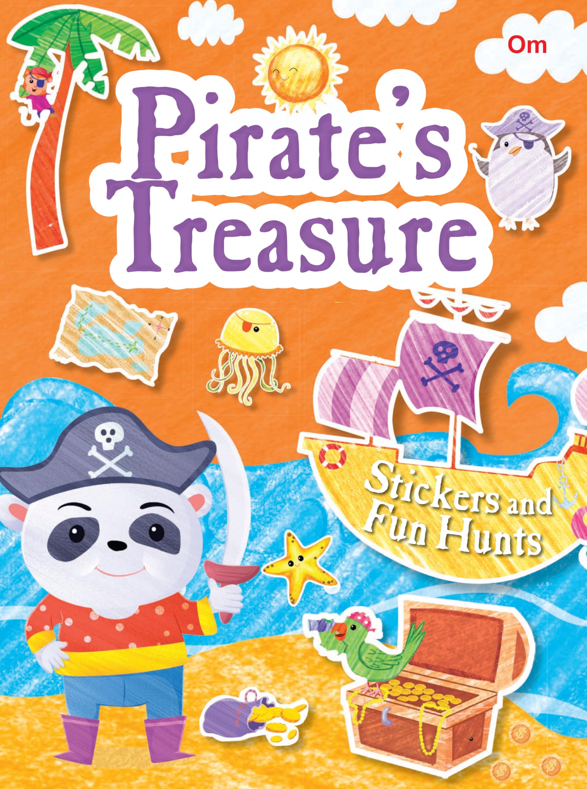 Pirates Treasure: Stickers and Fun Hunts