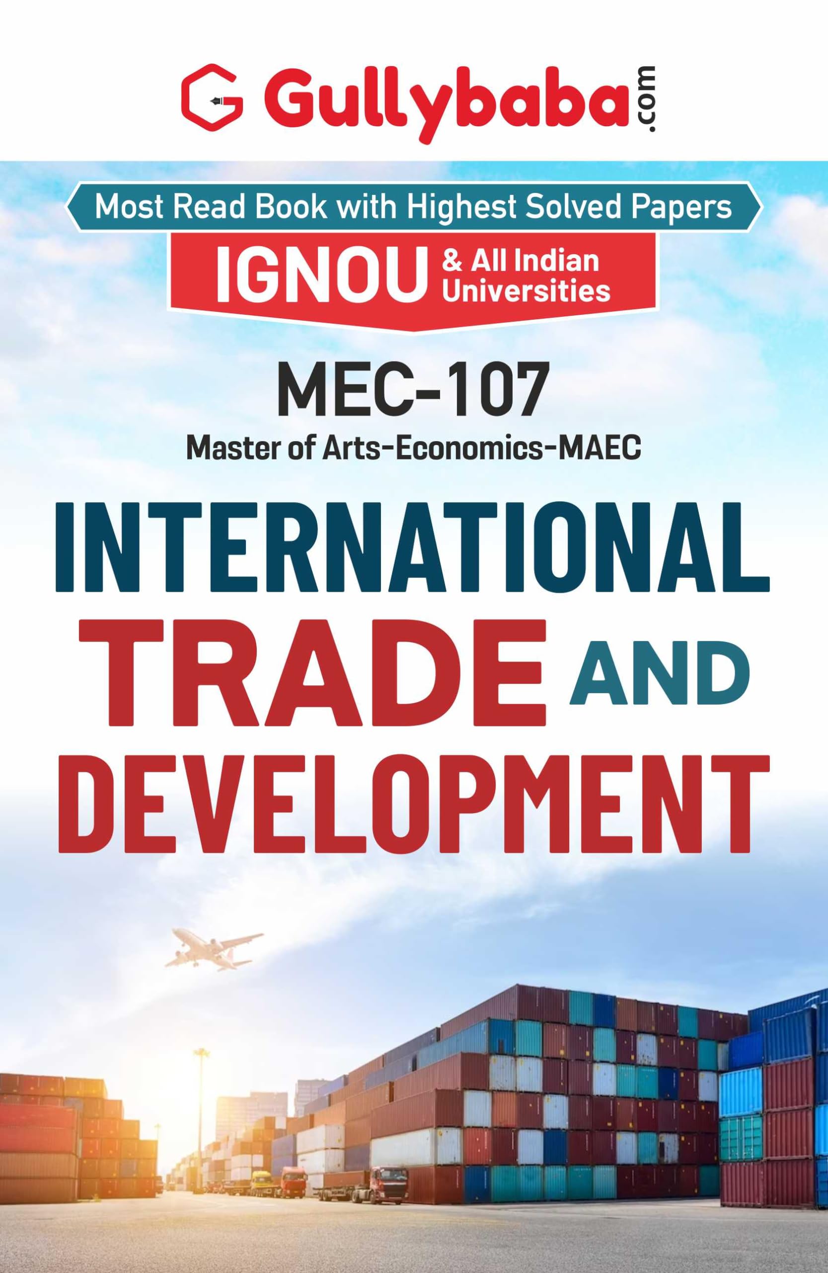 Gullybaba IGNOU MAEC (New) 3rd Sem MEC107 International Trade and Development in English
