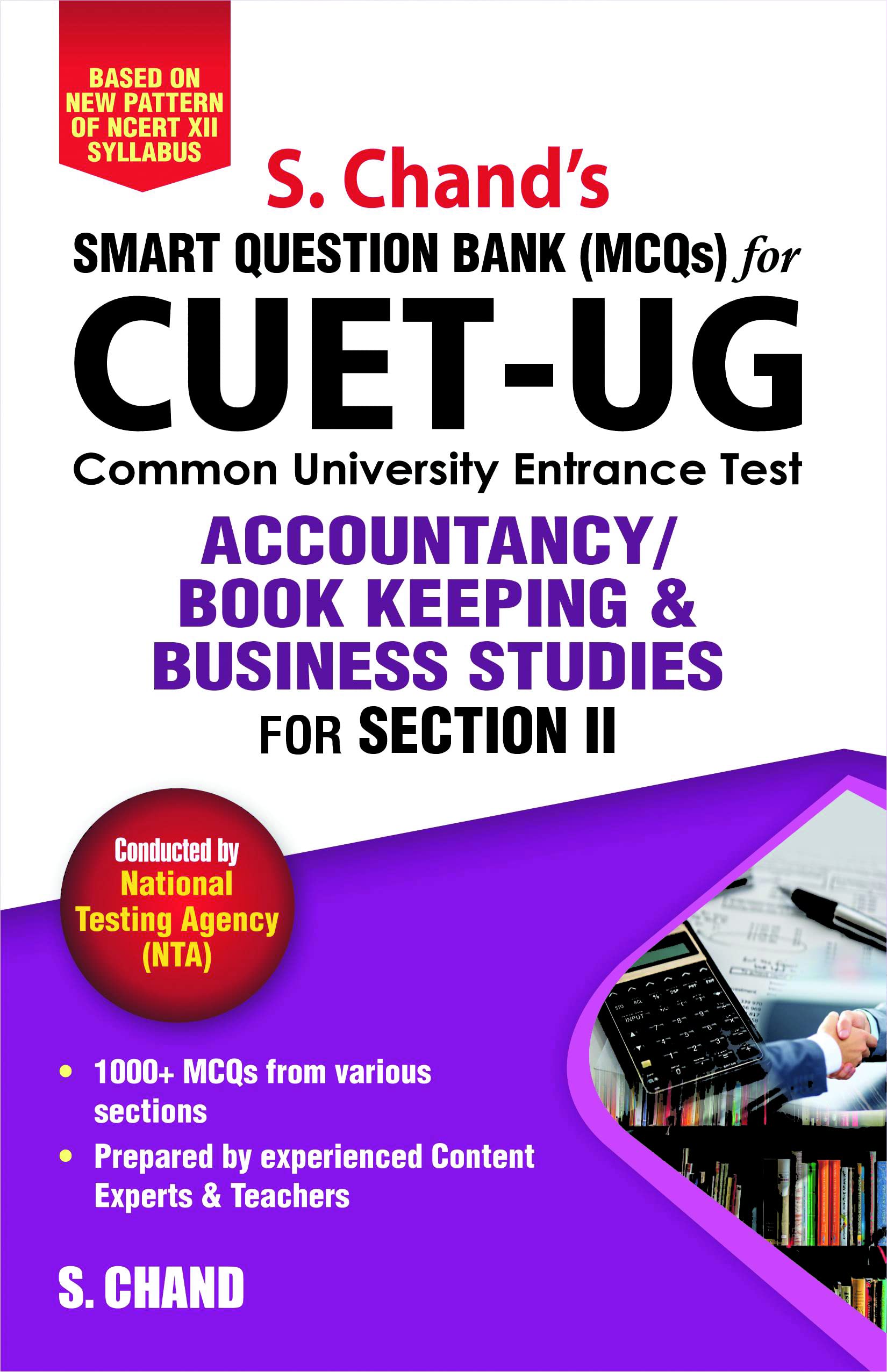 CUETUG ACCOUNTANCY/ BOOK KEEPING & BUSINESS STUDIES: for Section II Smart Question Bank