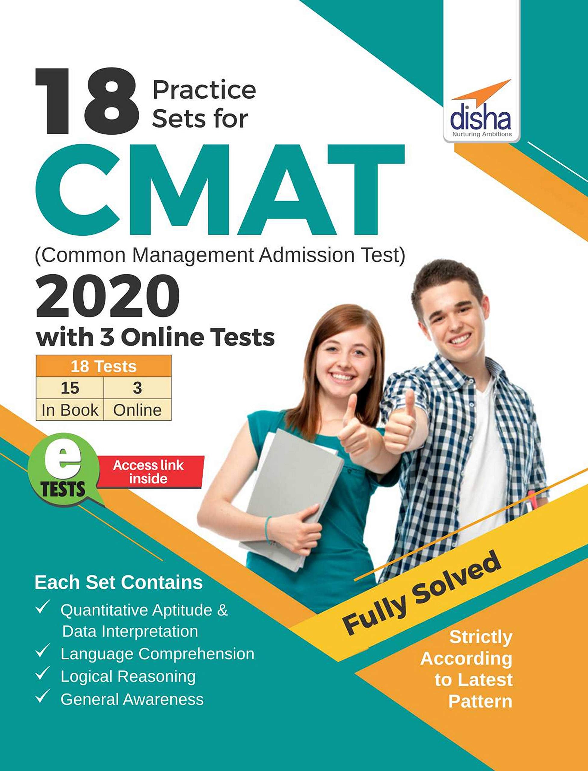 18 Practice Sets For Cmat (Common Management Admission Test) 2020 With 3 Online Tests