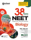 Arihant 38 Years NEET Biology Chapterwise Topicwise Solved Papers (20251988) | 1500+ MCQs with NCERT References, Concept Enhanc