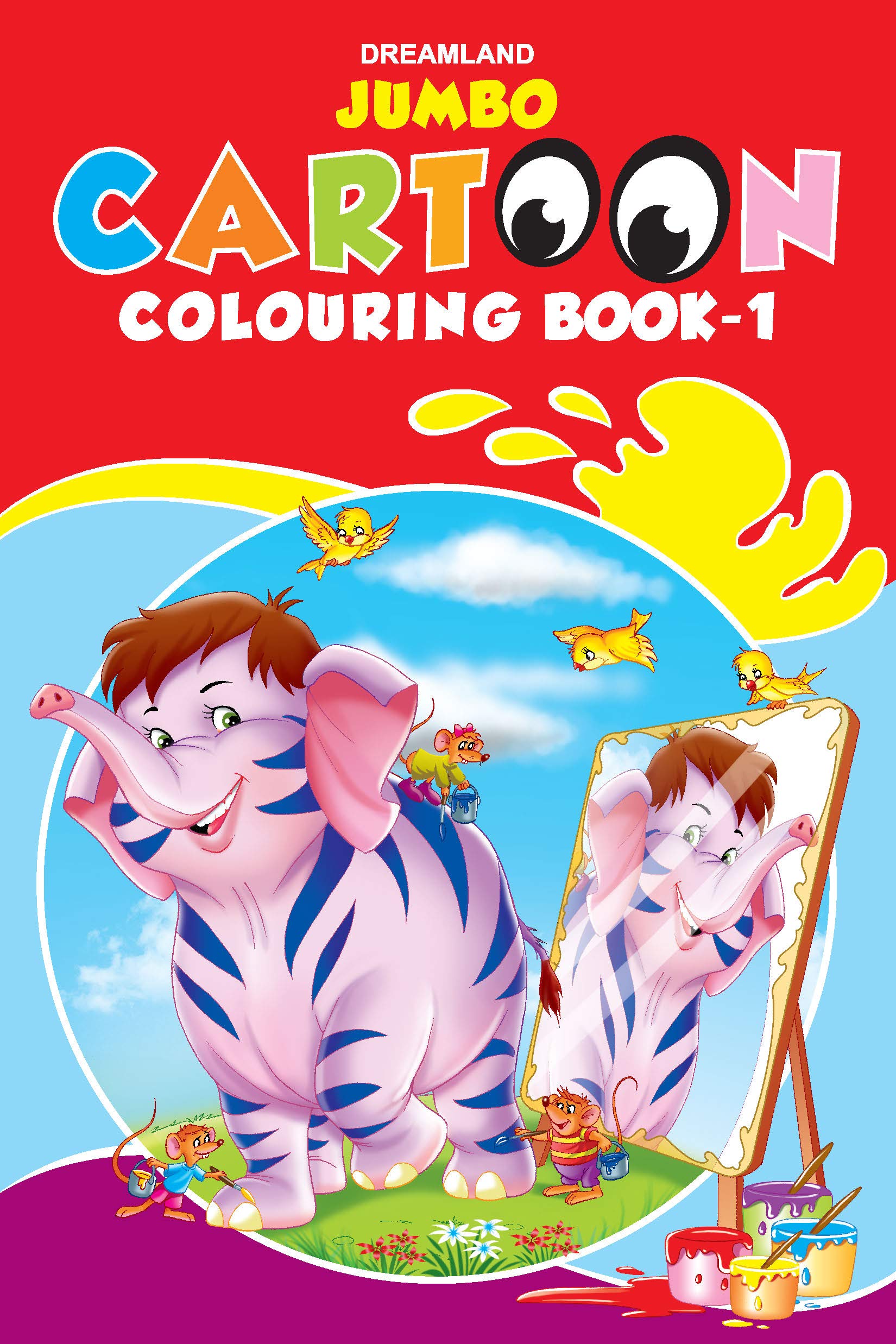 Jumbo Cartoon Colouring Book1