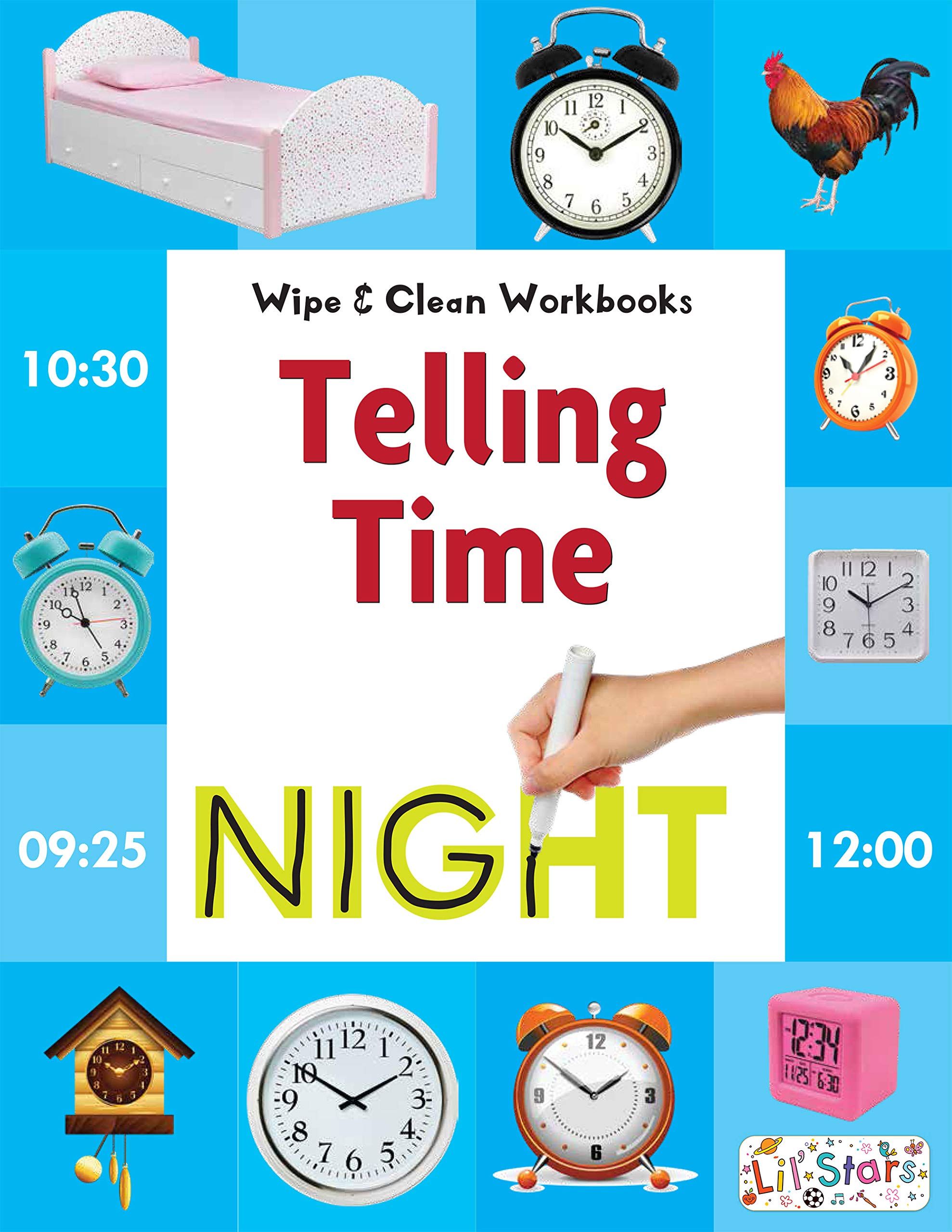 Telling Time  Wipe & Clean Workbook with free Pen