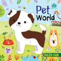 Booktopus Square Puzzle Board Book  Pet World Learning Puzzle With Easy Grip Pieces  Educational Toys For Kids 4+ Years  Moto
